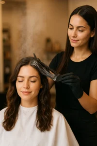 Applying Keratin