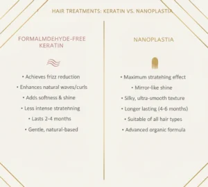 nanoplastia vs keratin
